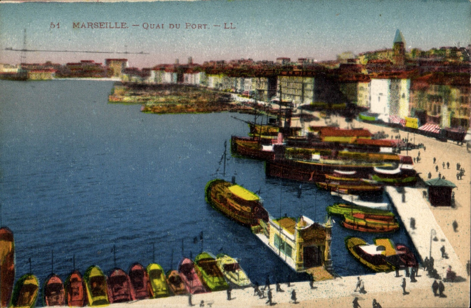 CPA Marseille Quai du Port 