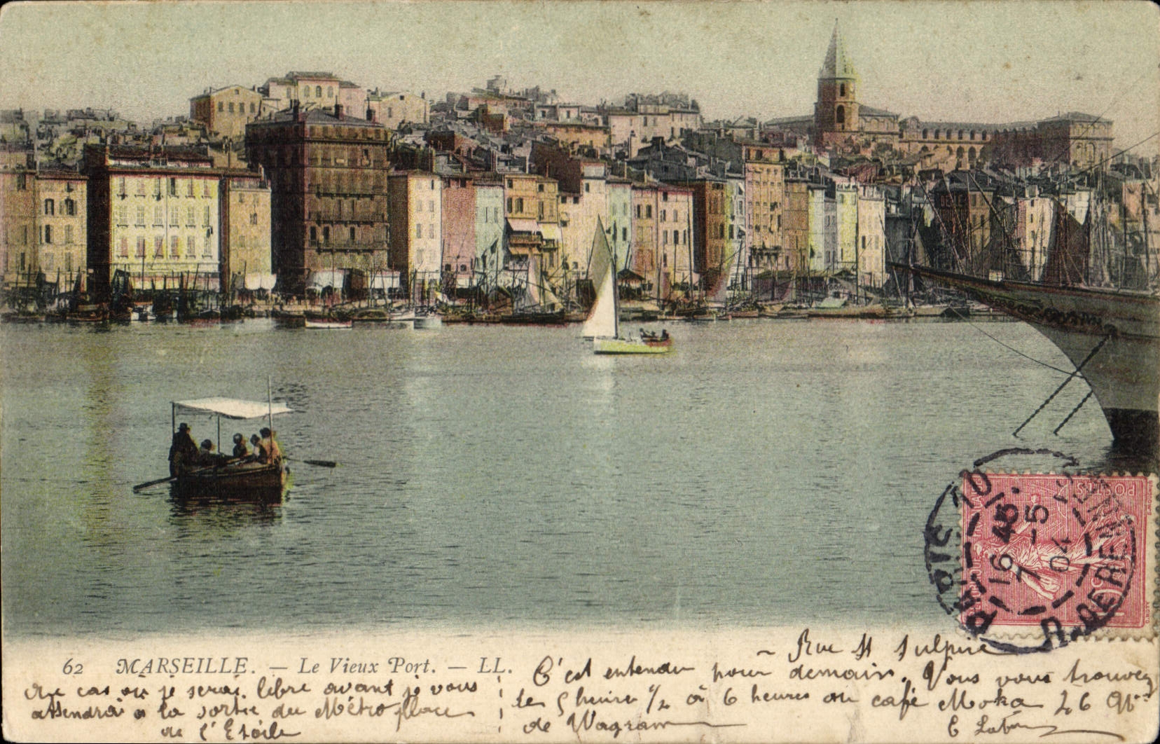 CPA Marseille Le Vieux Port 