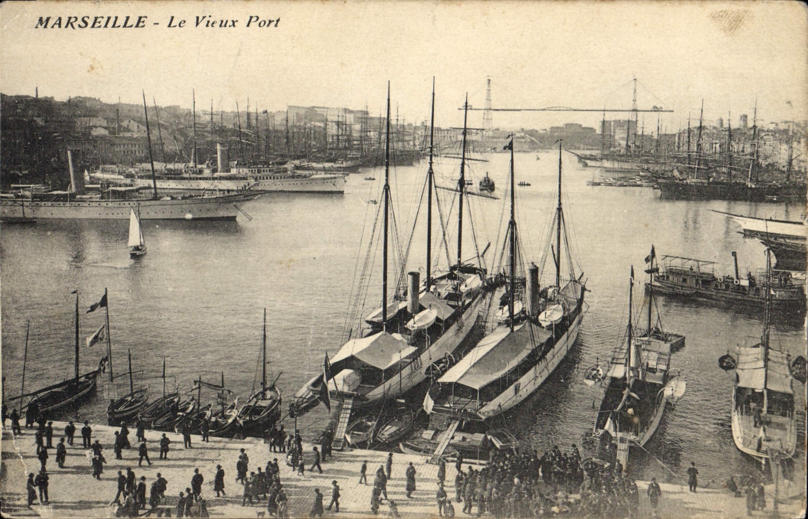 CPA Marseille Le Vieux Port 