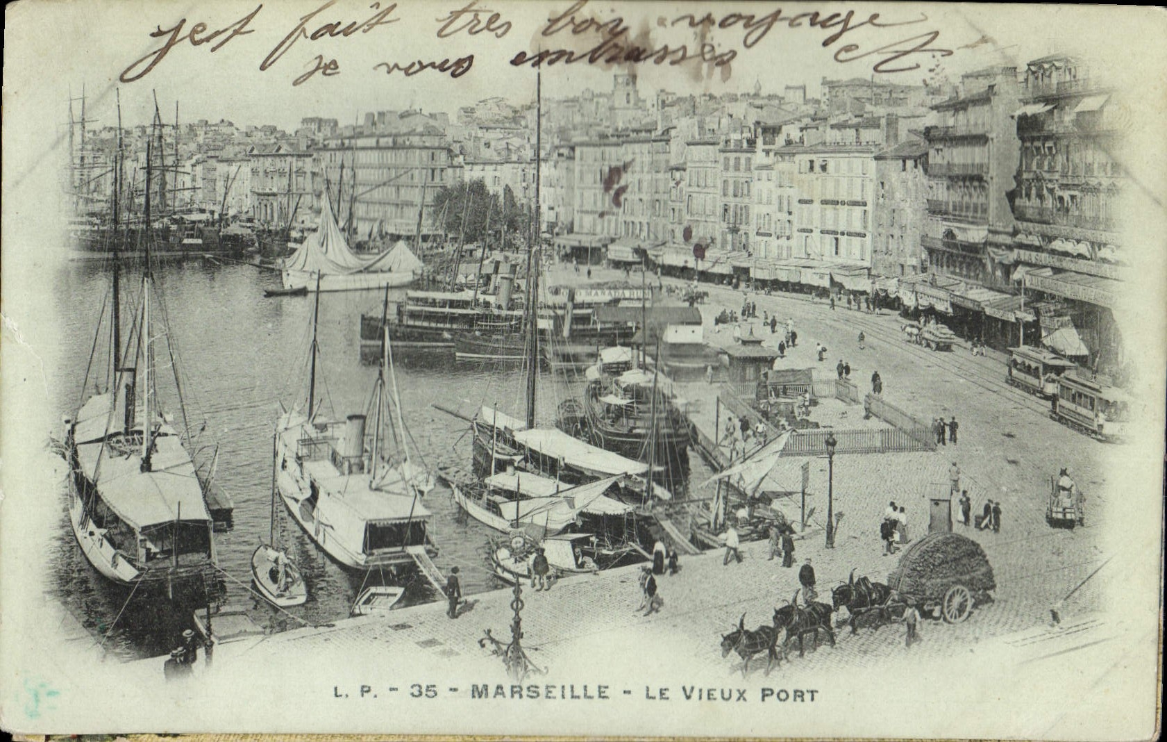 CPA Marseille Le Vieux Port 