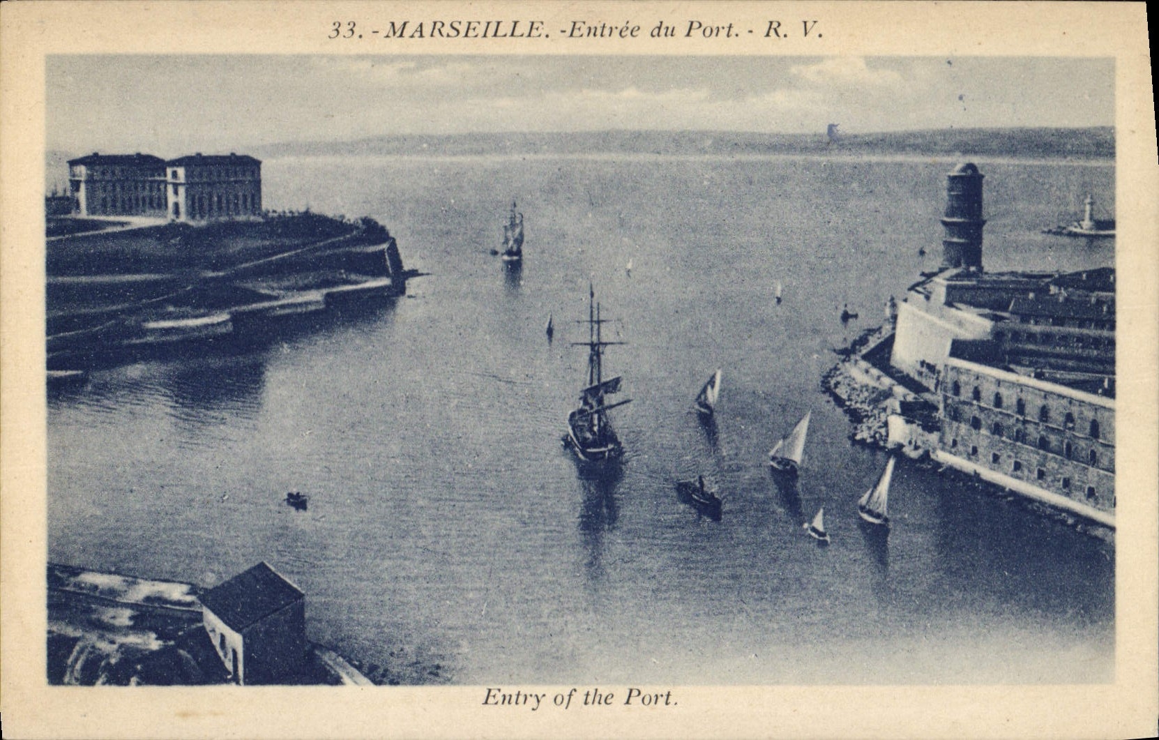 CPA Marseille Entree du Port 