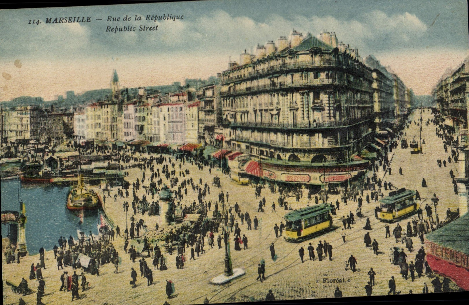 CPA Marseille Rue de la Republique 