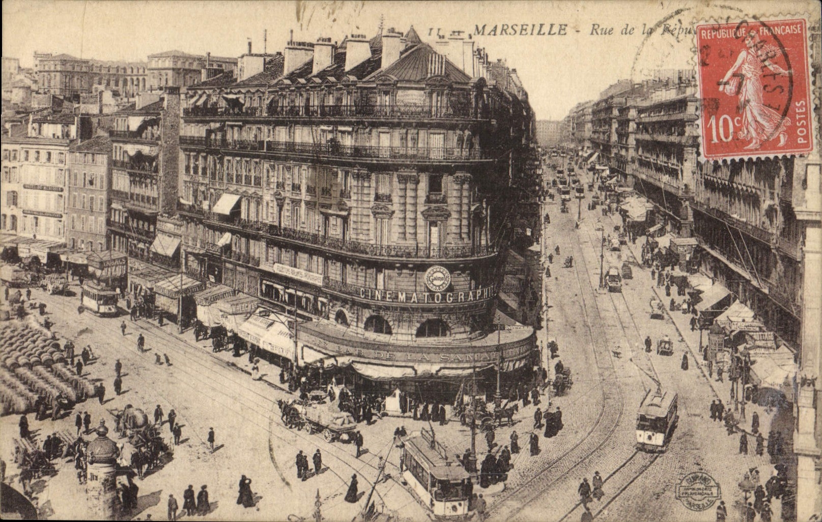 CPA Marseille Rue de la Republique 