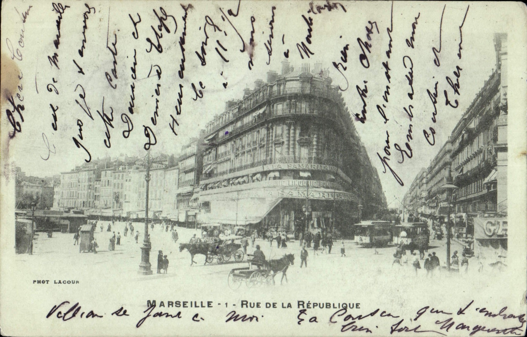 CPA Marseille Rue de la Republique 
