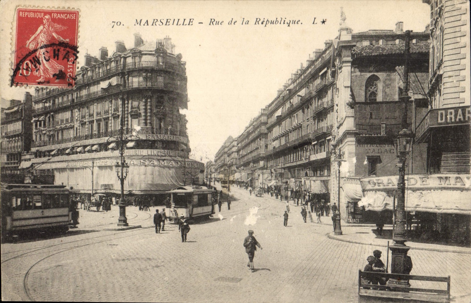 CPA Marseille Rue de la Republique 