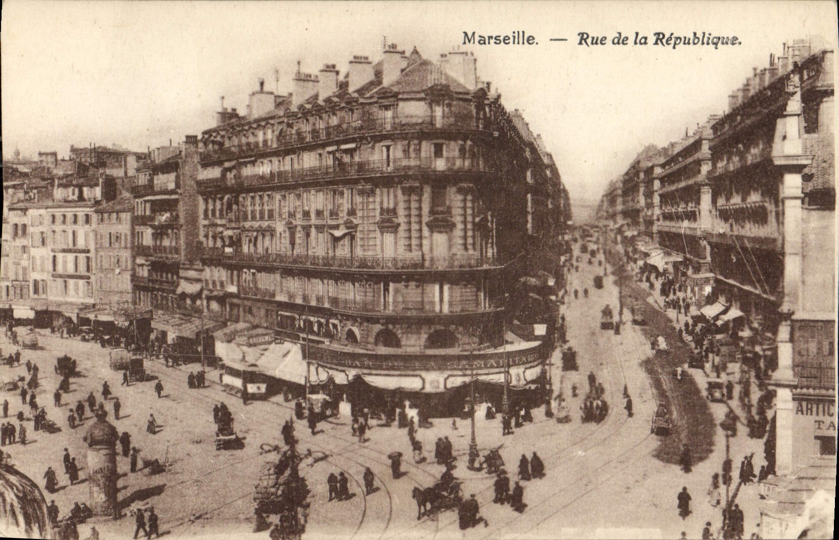 CPA Marseille Rue de la Republique 