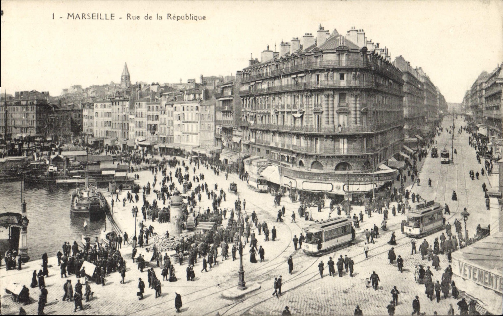 CPA Marseille Rue de la Republique 