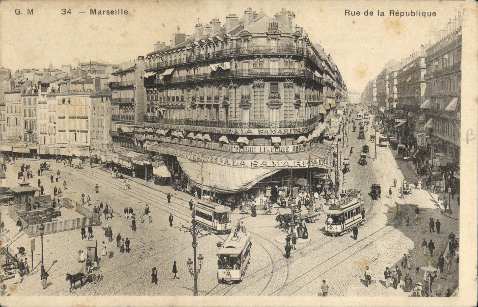 CPA Marseille Rue de la Republique 