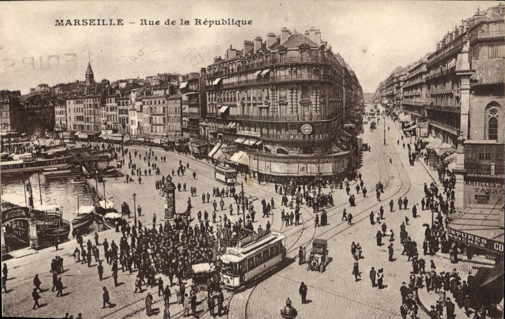 CPA Marseille Rue de la Republique 