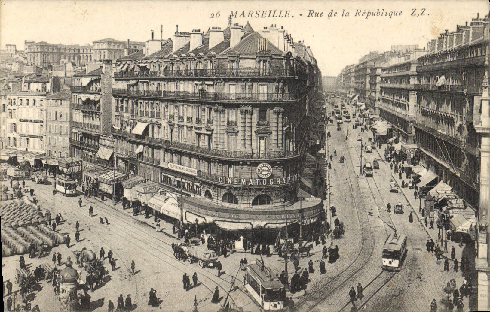 CPA Marseille Rue de la Republique 