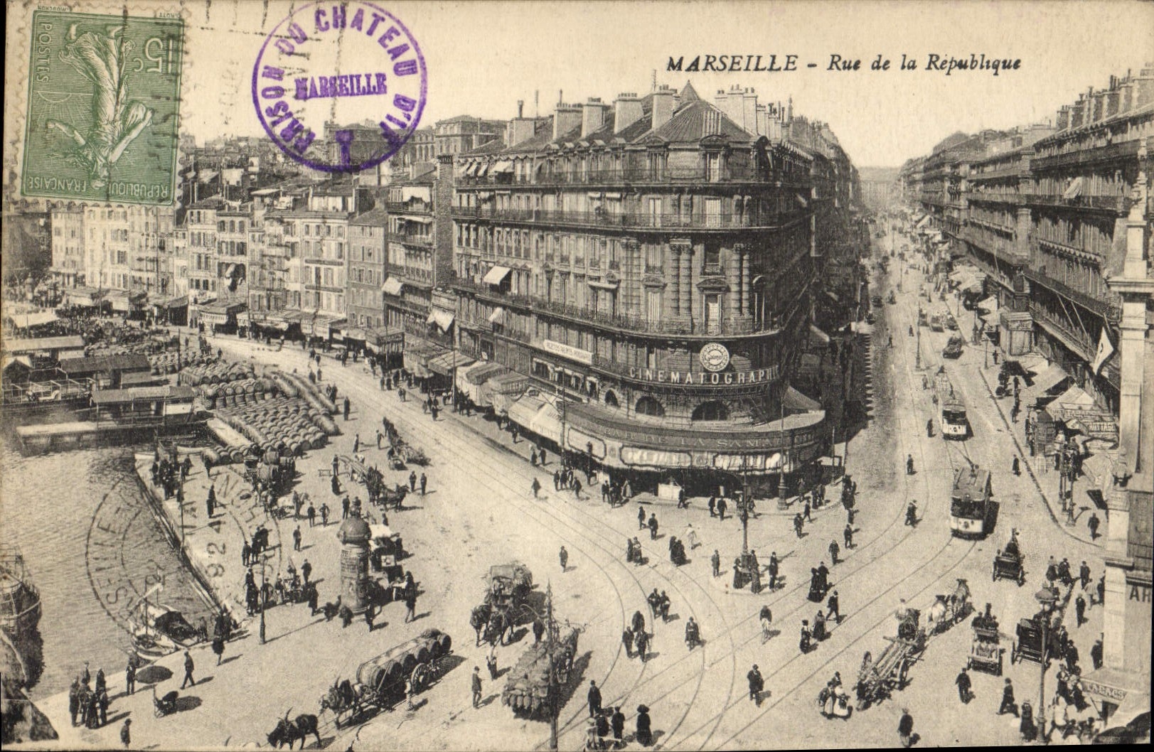 CPA Marseille Rue de la Republique 