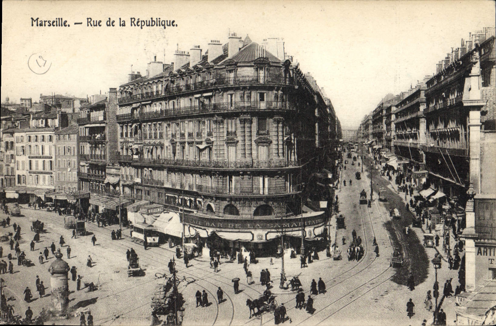 CPA Marseille Rue de la Republique 
