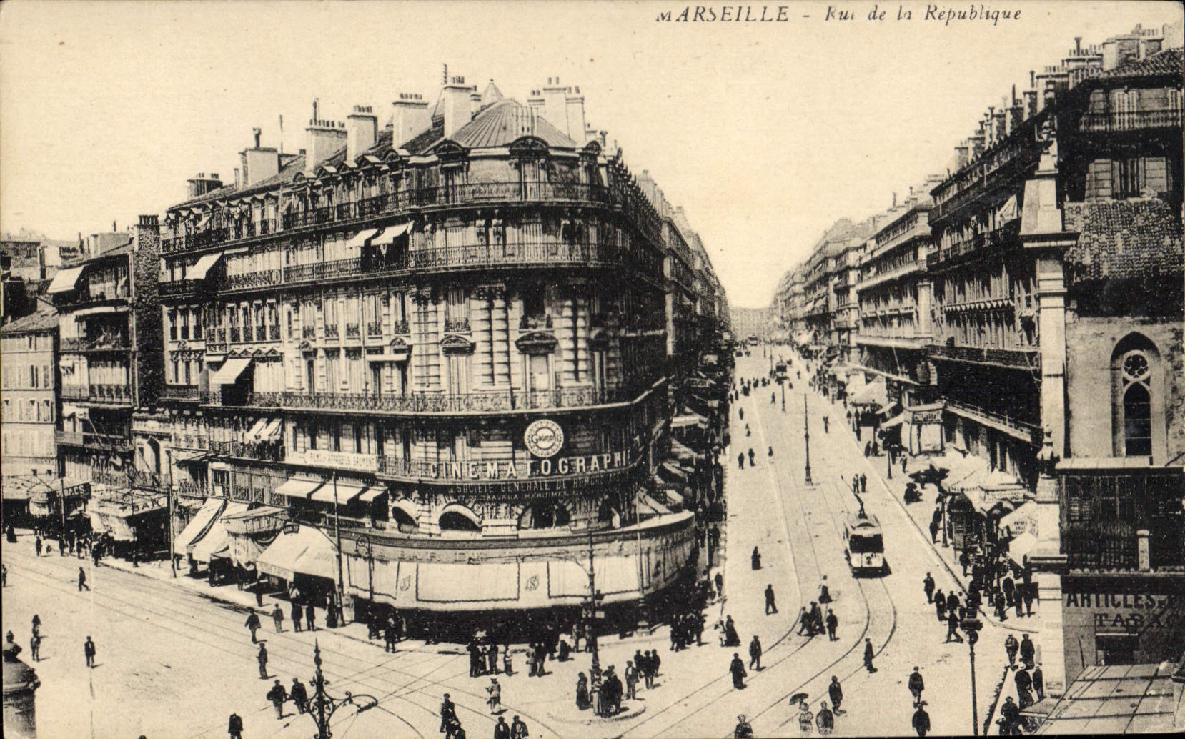 CPA Marseille Rue de la Republique 