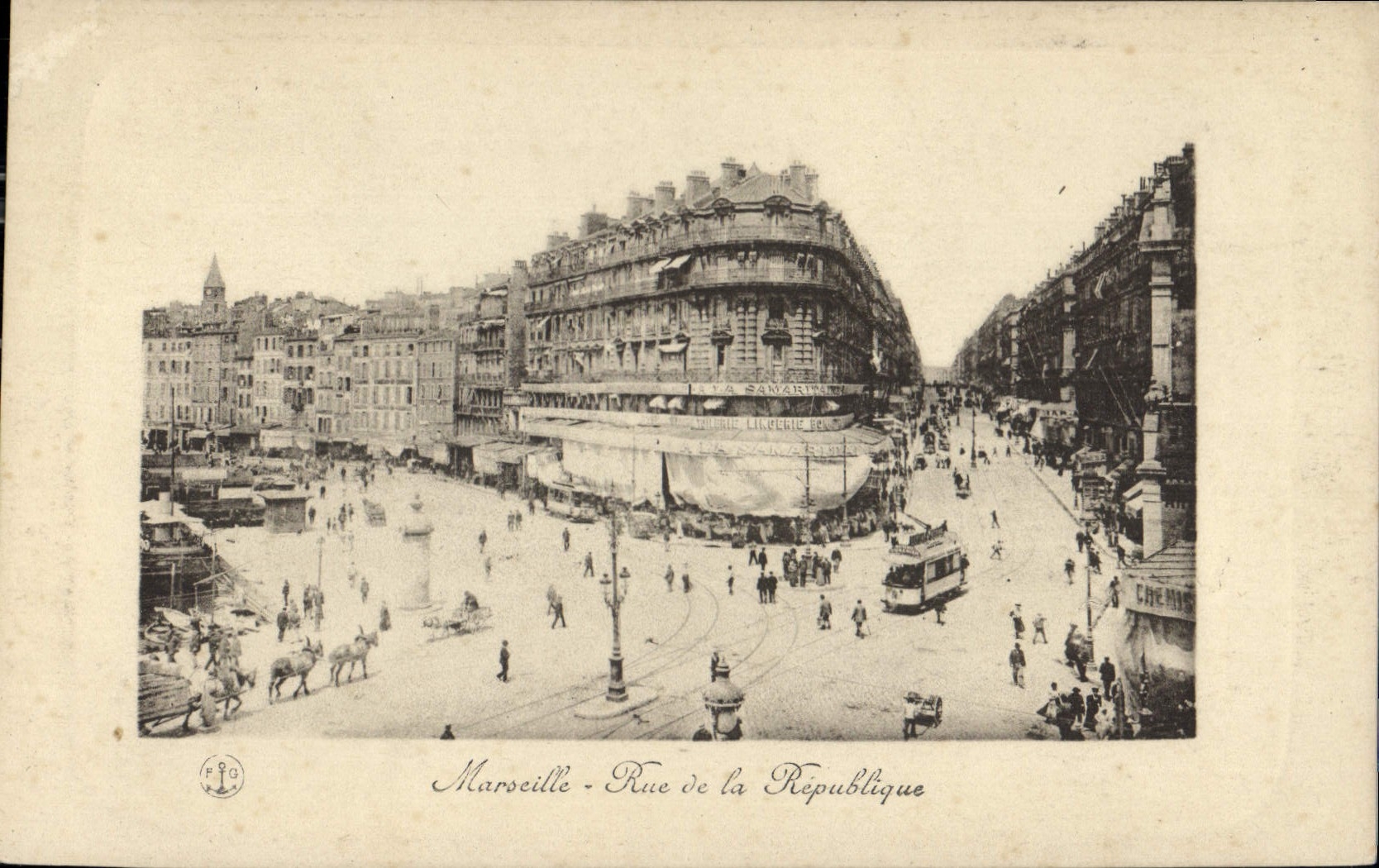 CPA Marseille Rue de la Republique 