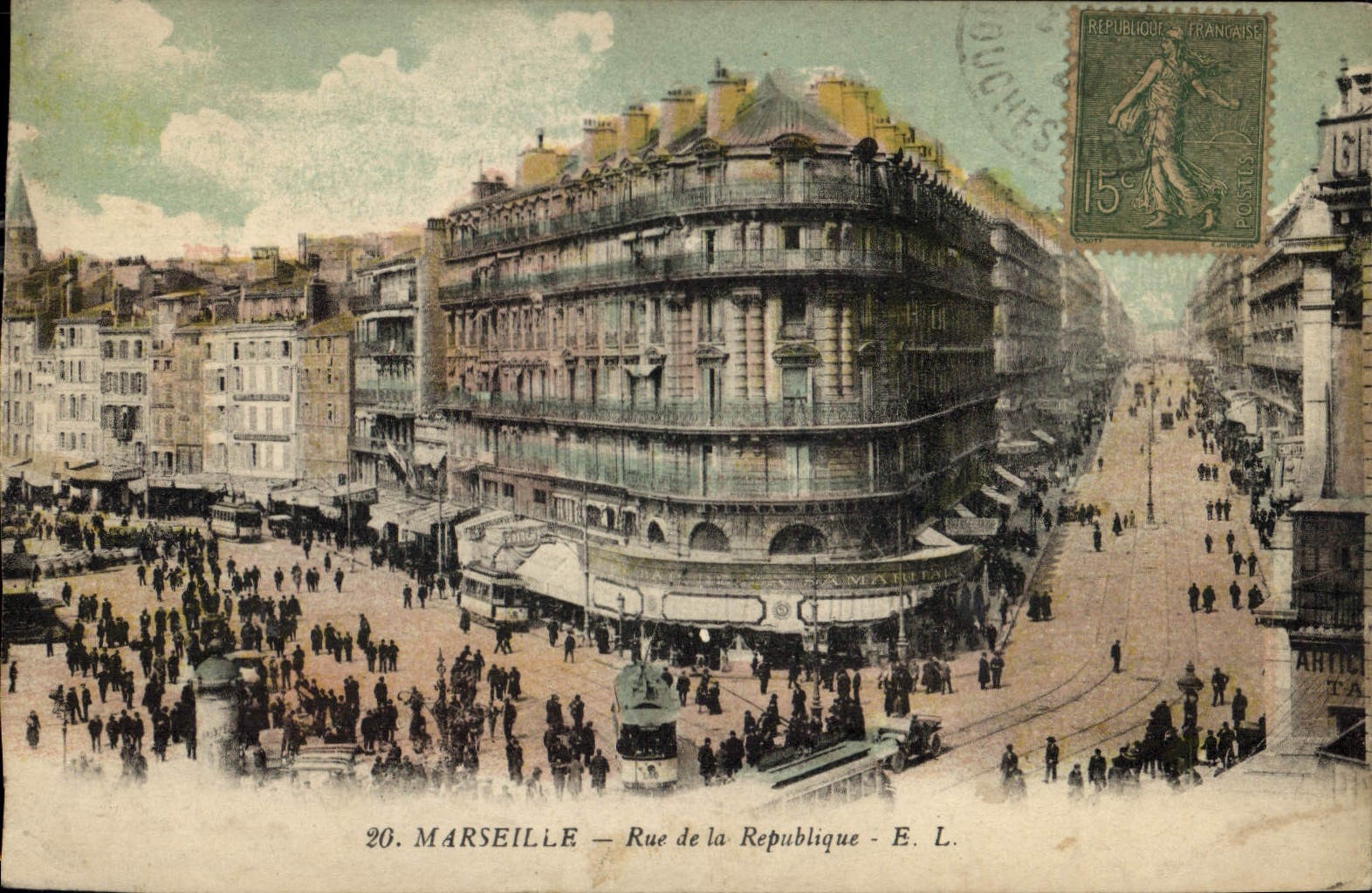 CPA Marseille Rue de la Republique 