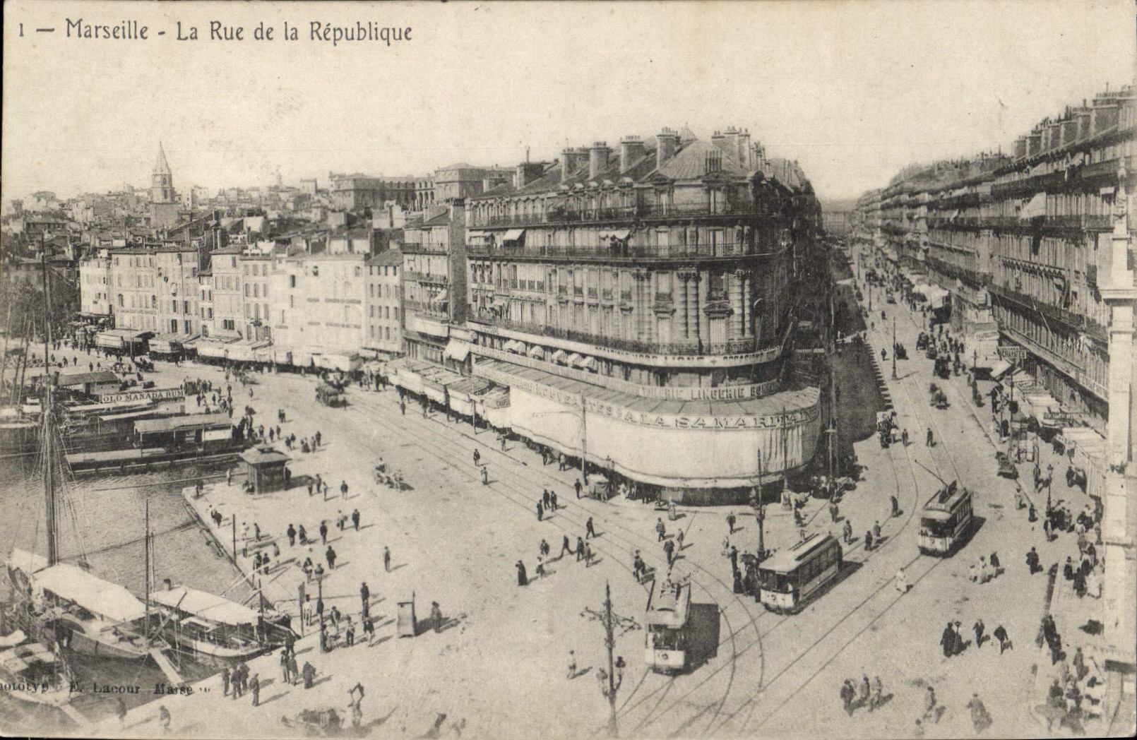 CPA Marseille Rue de la Republique 