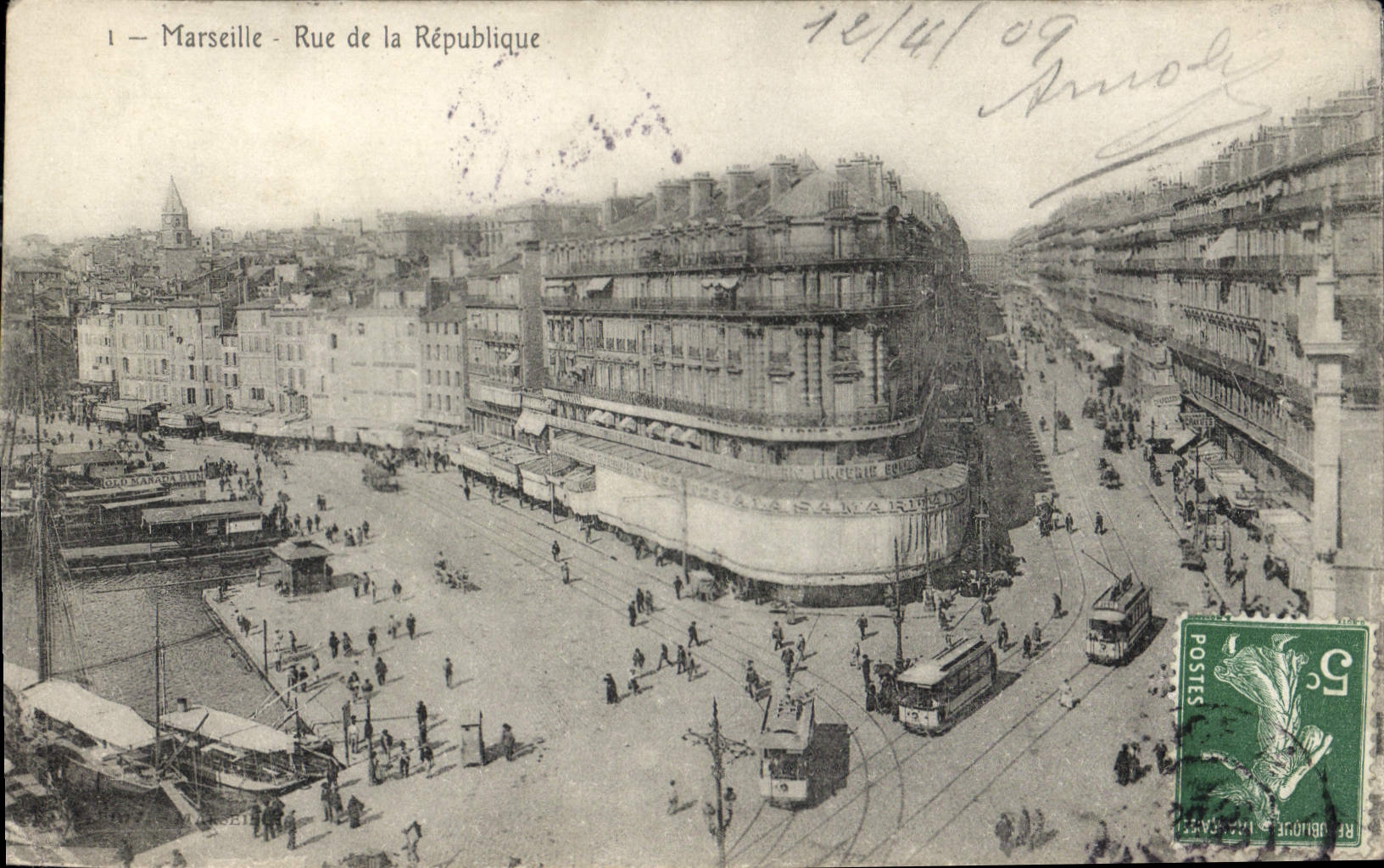 CPA Marseille Rue de la Republique 