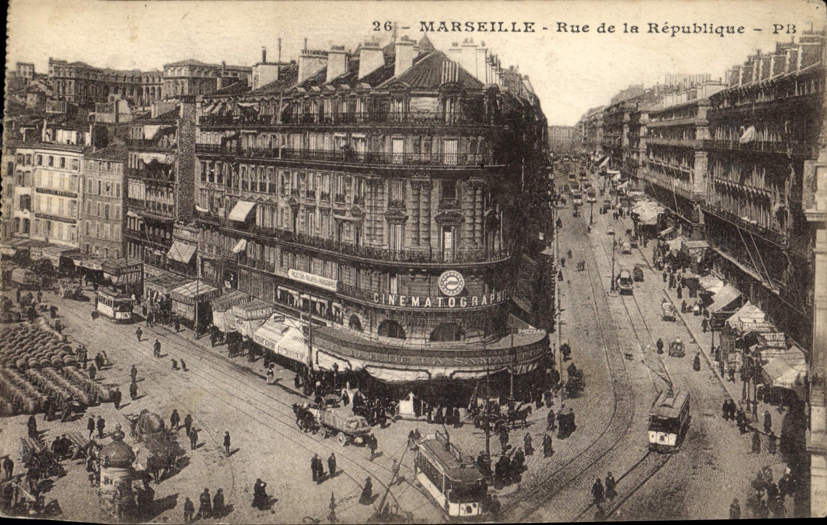 CPA Marseille Rue de la Republique 