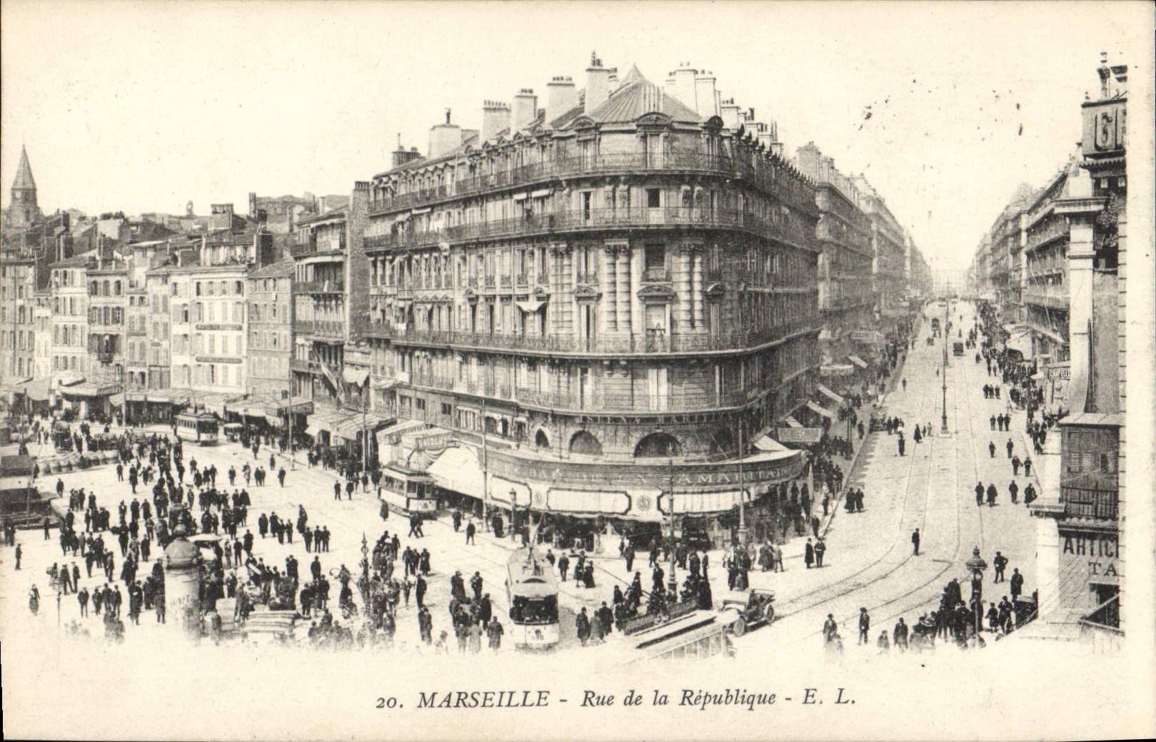 CPA Marseille Rue de la Republique 