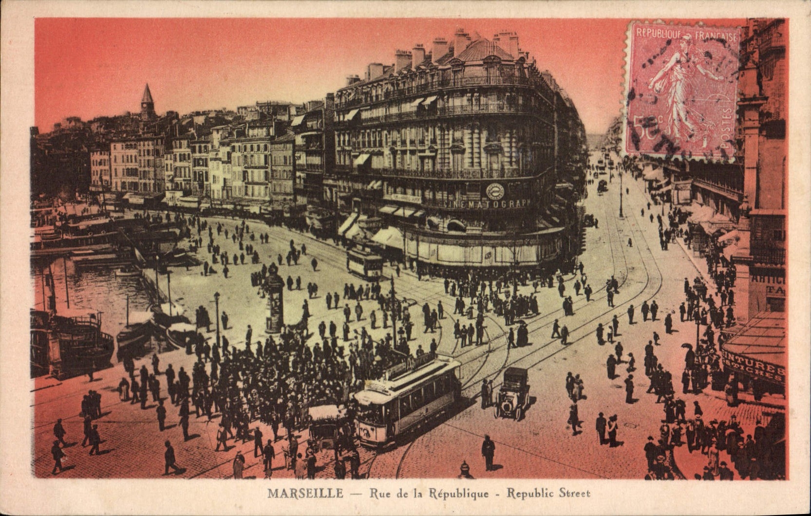 CPA Marseille Rue de la Republique 
