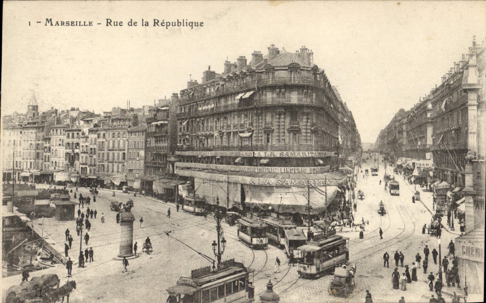 CPA Marseille Rue de la Republique 