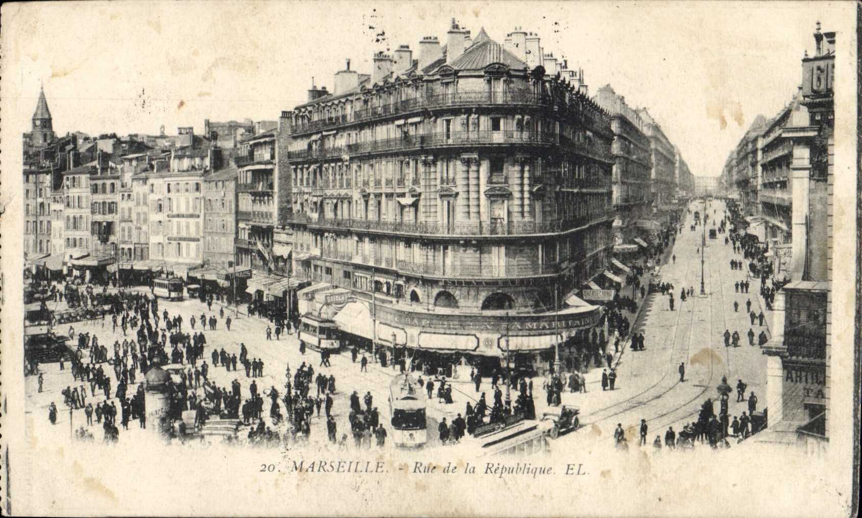 CPA Marseille Rue de la Republique 