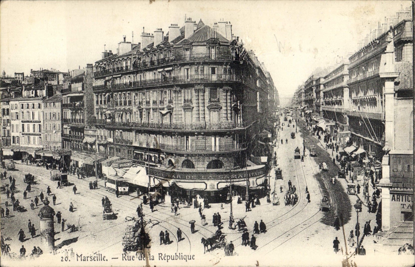 CPA Marseille Rue de la Republique 