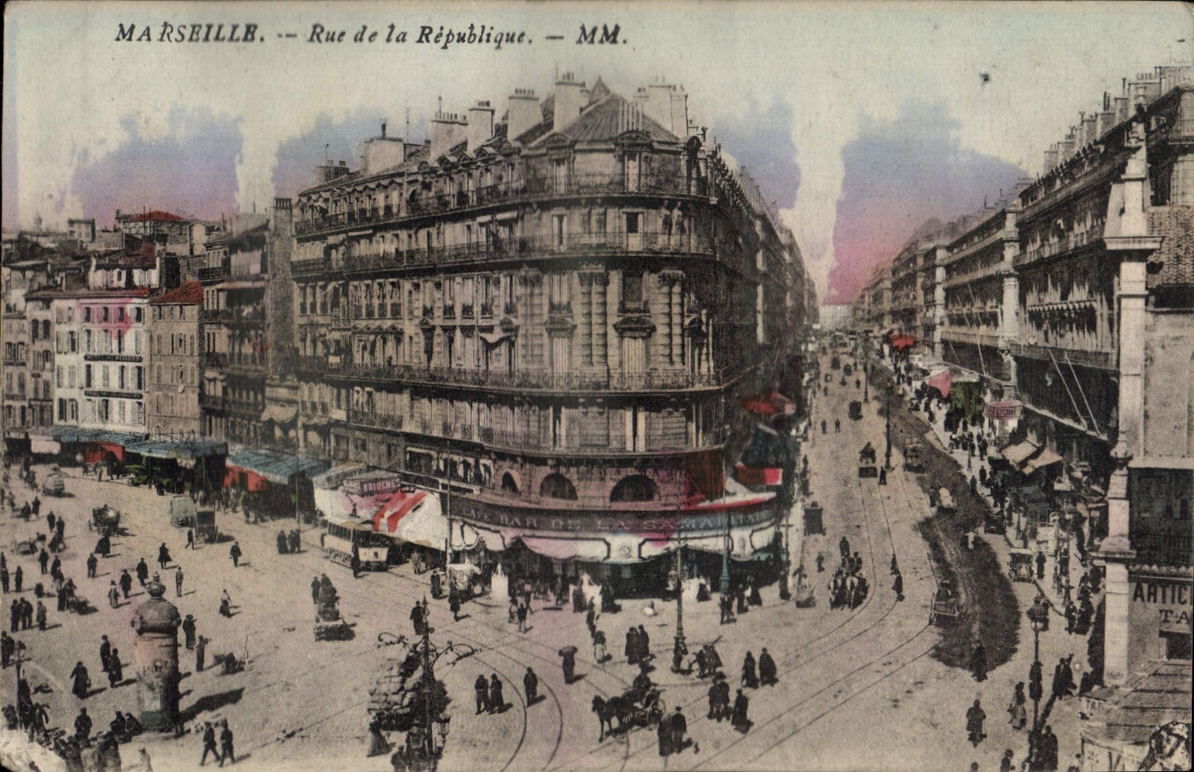 CPA Marseille Rue de la Republique 