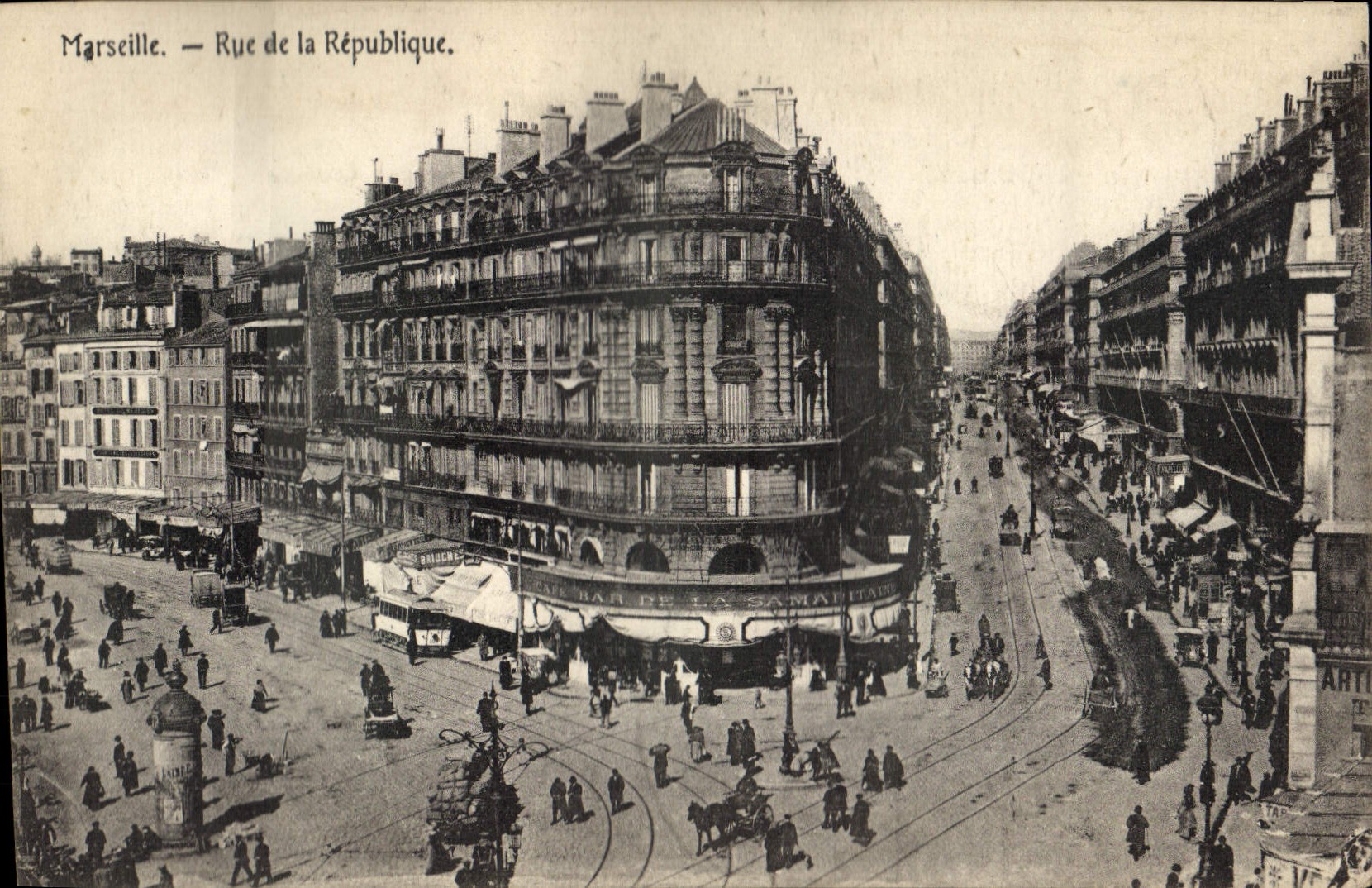 CPA Marseille Rue de la Republique 