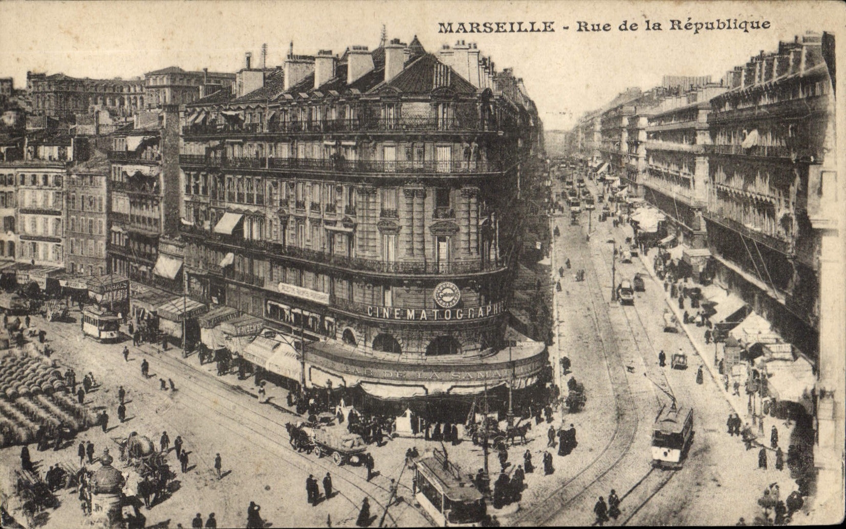 CPA Marseille Rue de la Republique 