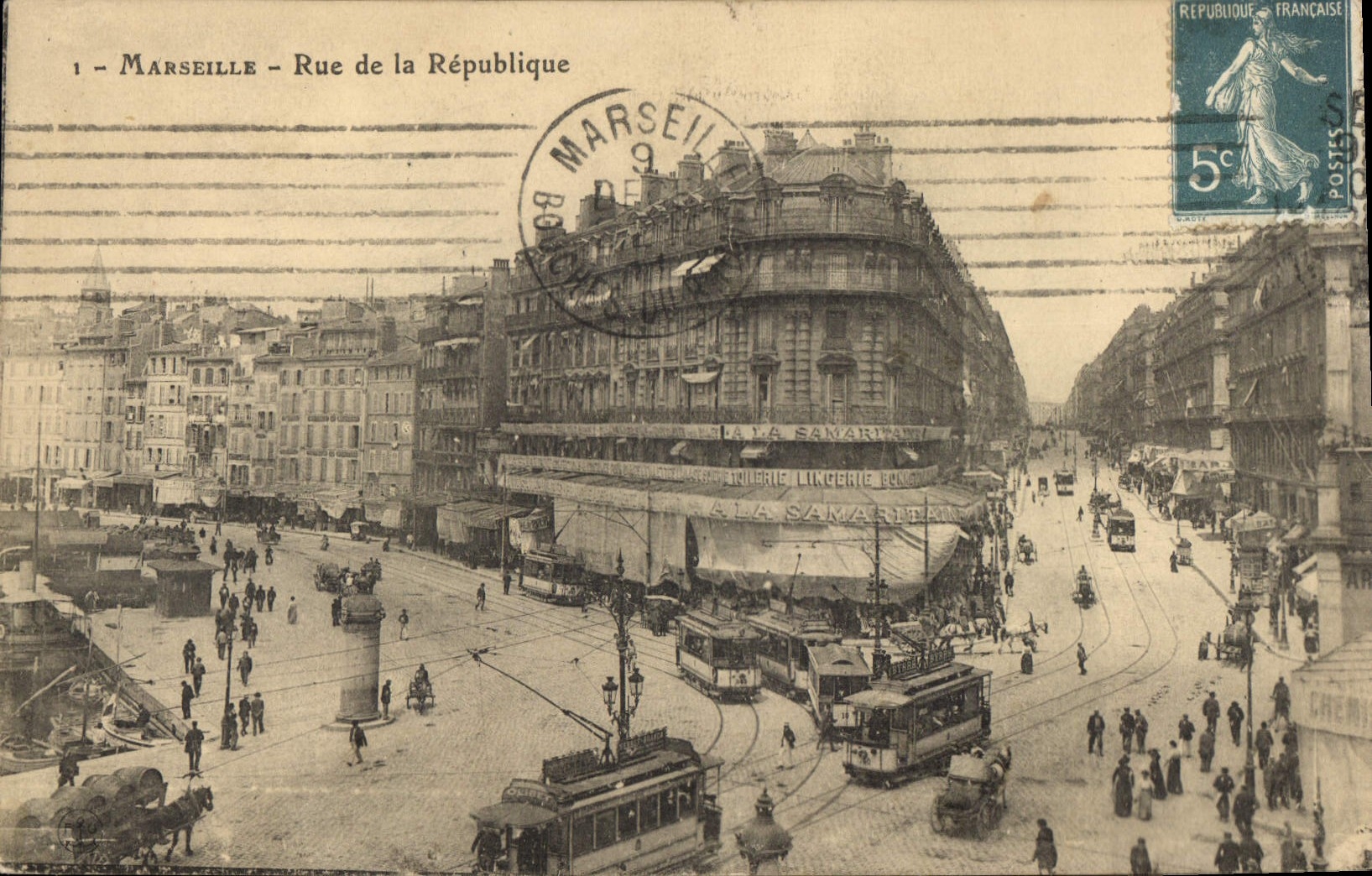 CPA Marseille Rue de la Republique 
