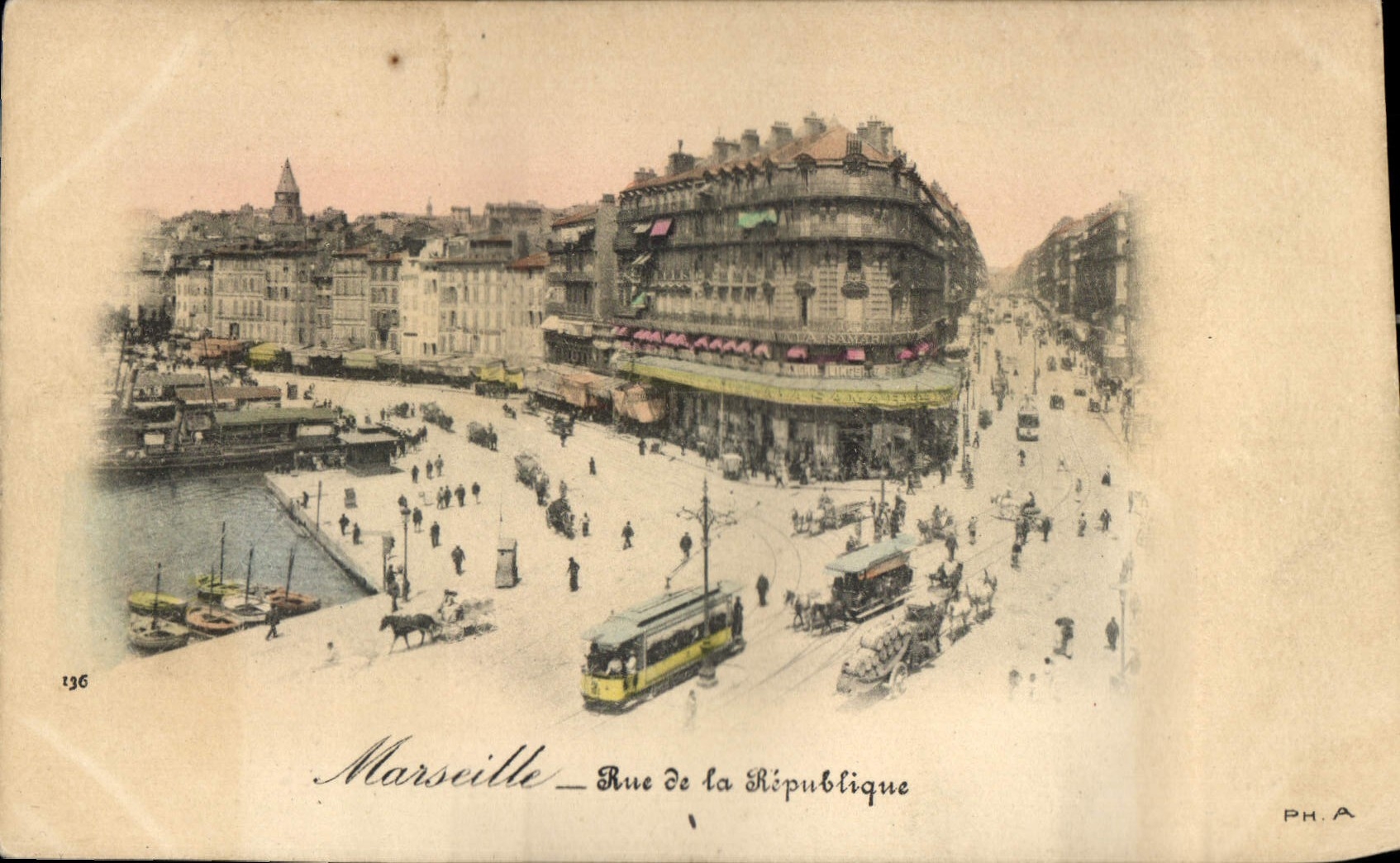 CPA Marseille Rue de la Republique 