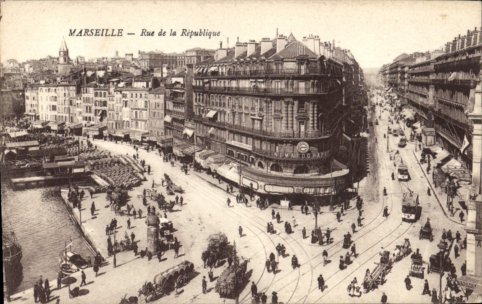 CPA Marseille Rue de la Republique 