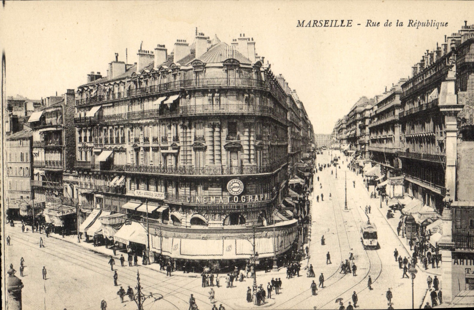CPA Marseille Rue de la Republique 