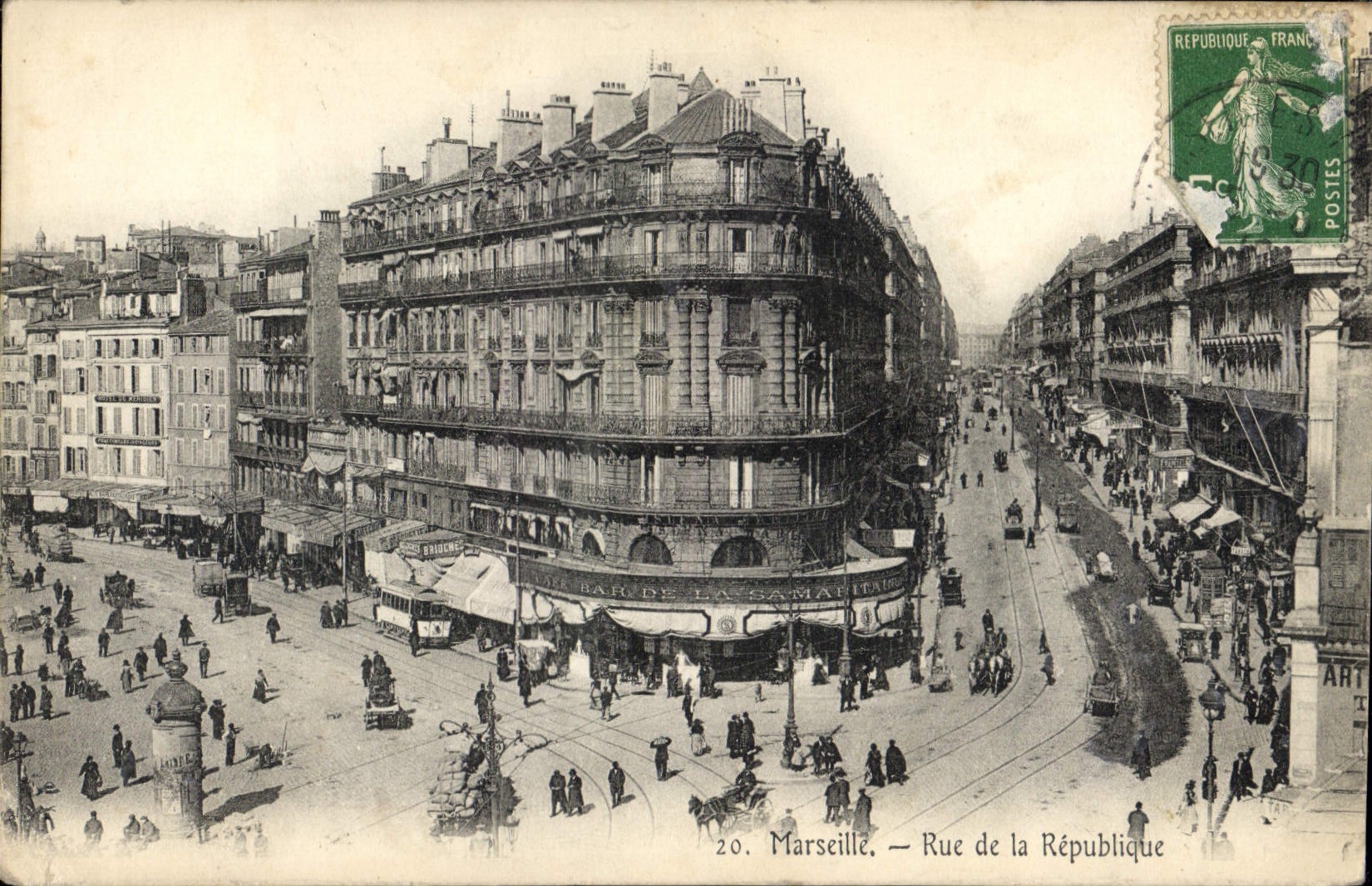 CPA Marseille Rue de la Republique 