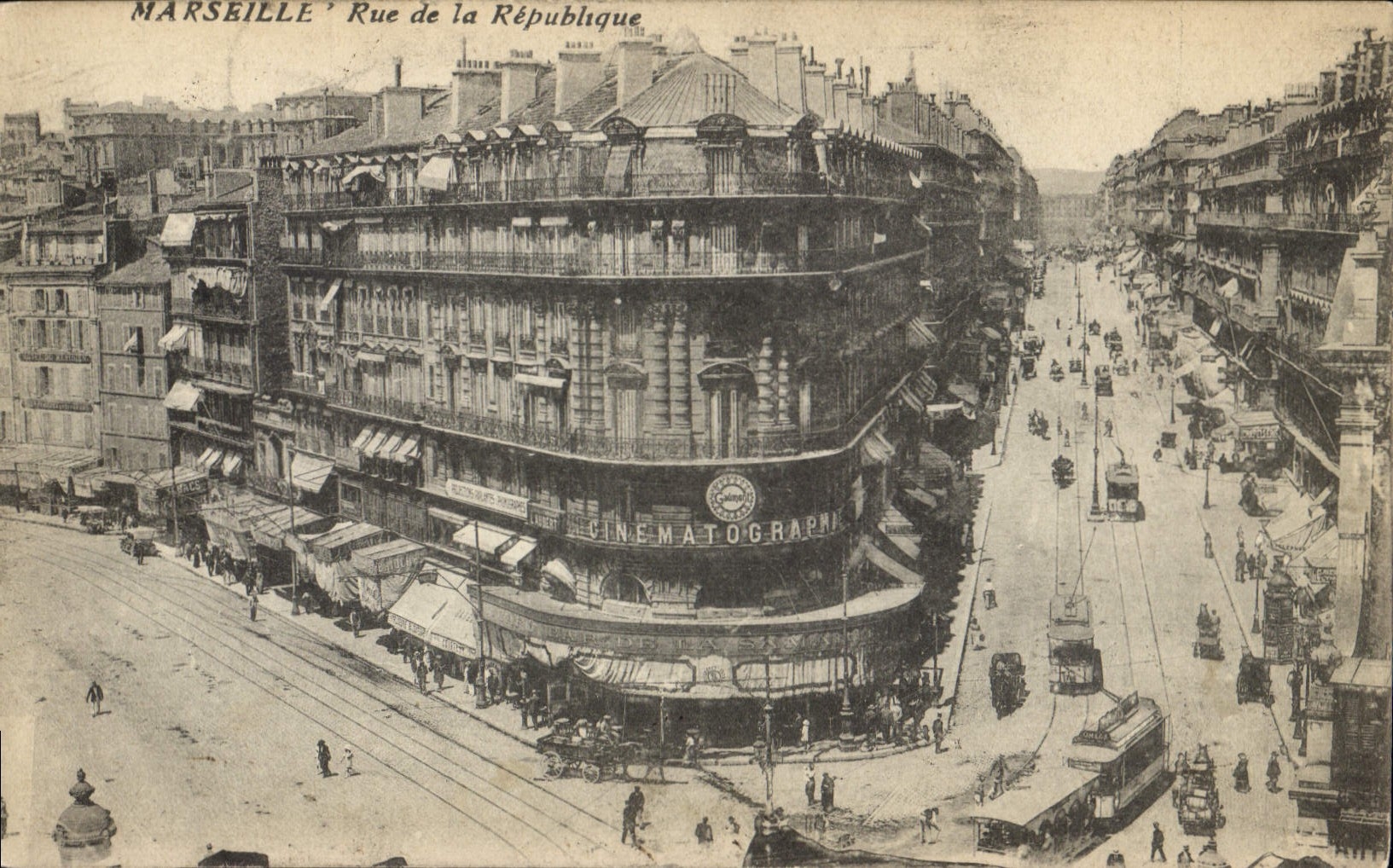 CPA Marseille Rue de la Republique 