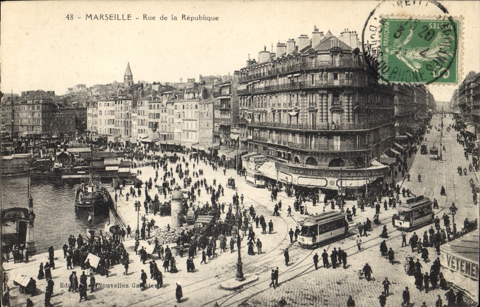 CPA Marseille Rue de la Republique 