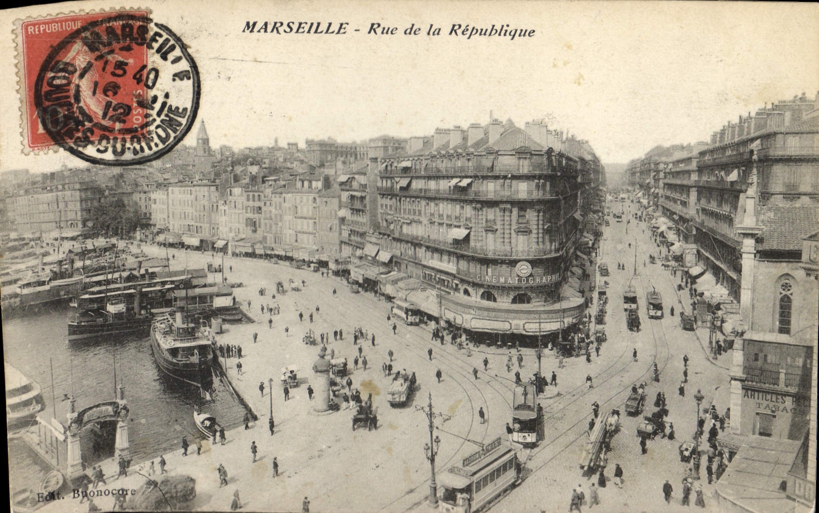 CPA Marseille Rue de la Republique 