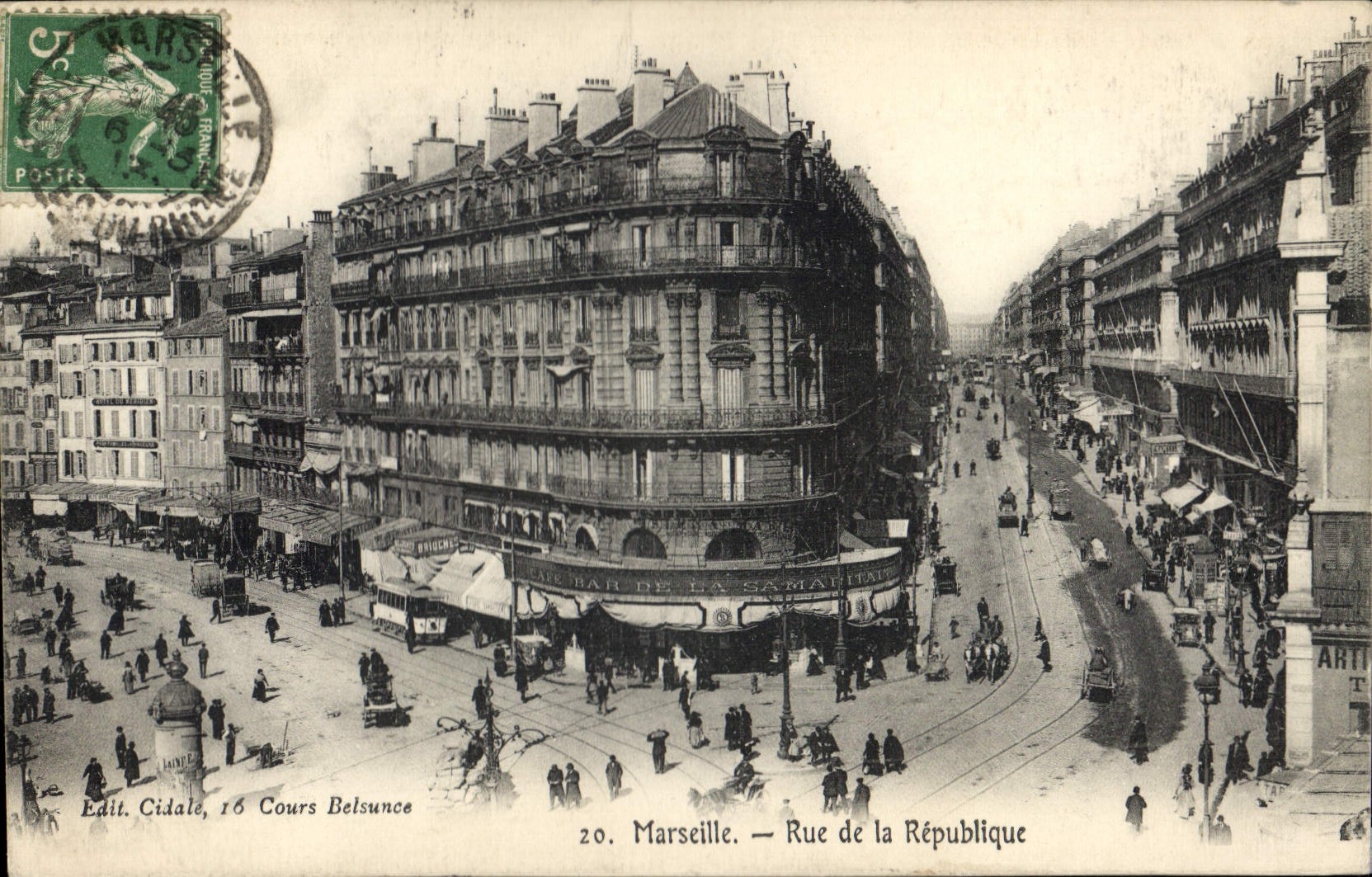 CPA Marseille Rue de la Republique 