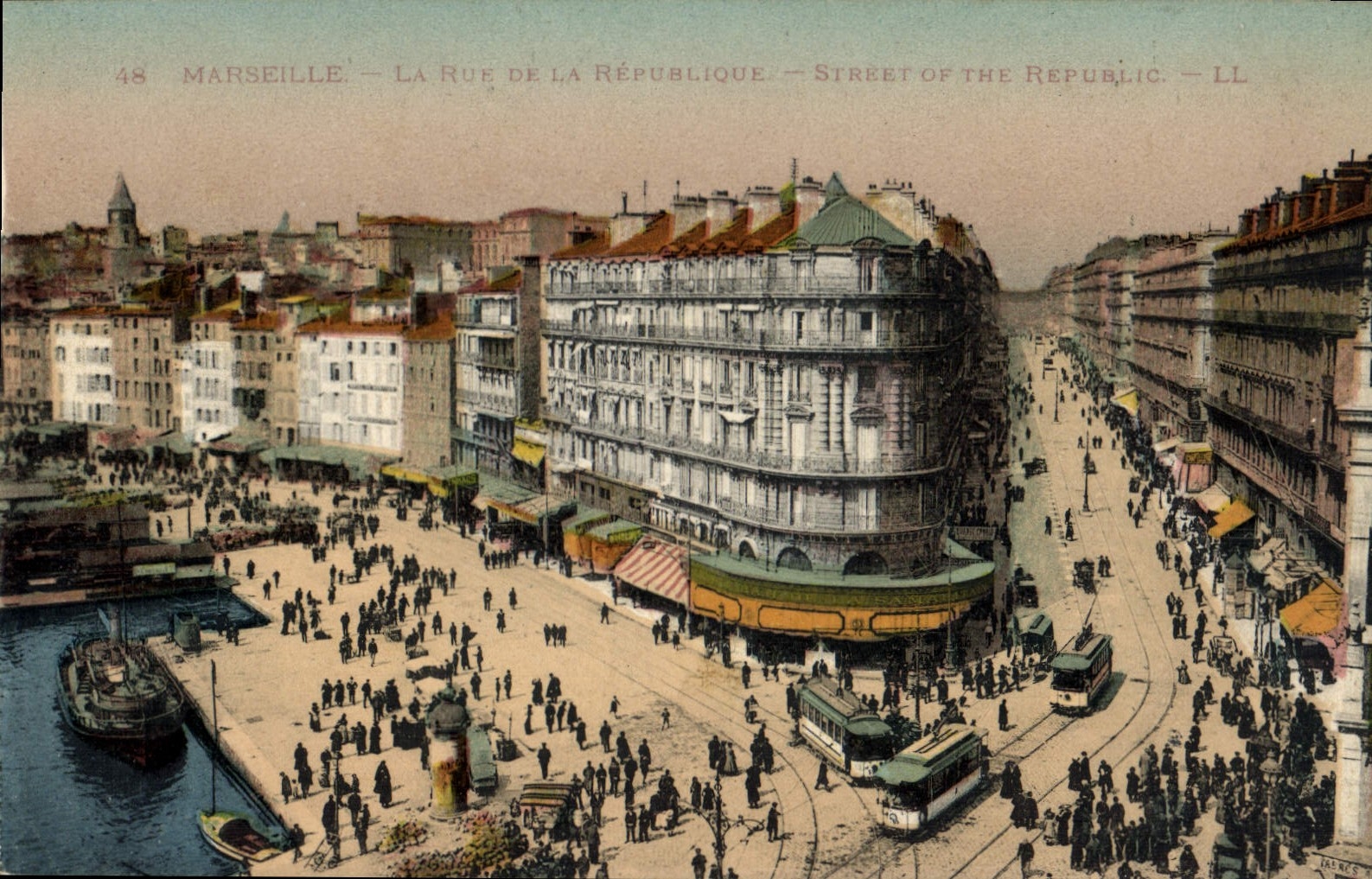 CPA Marseille Rue de la Republique 