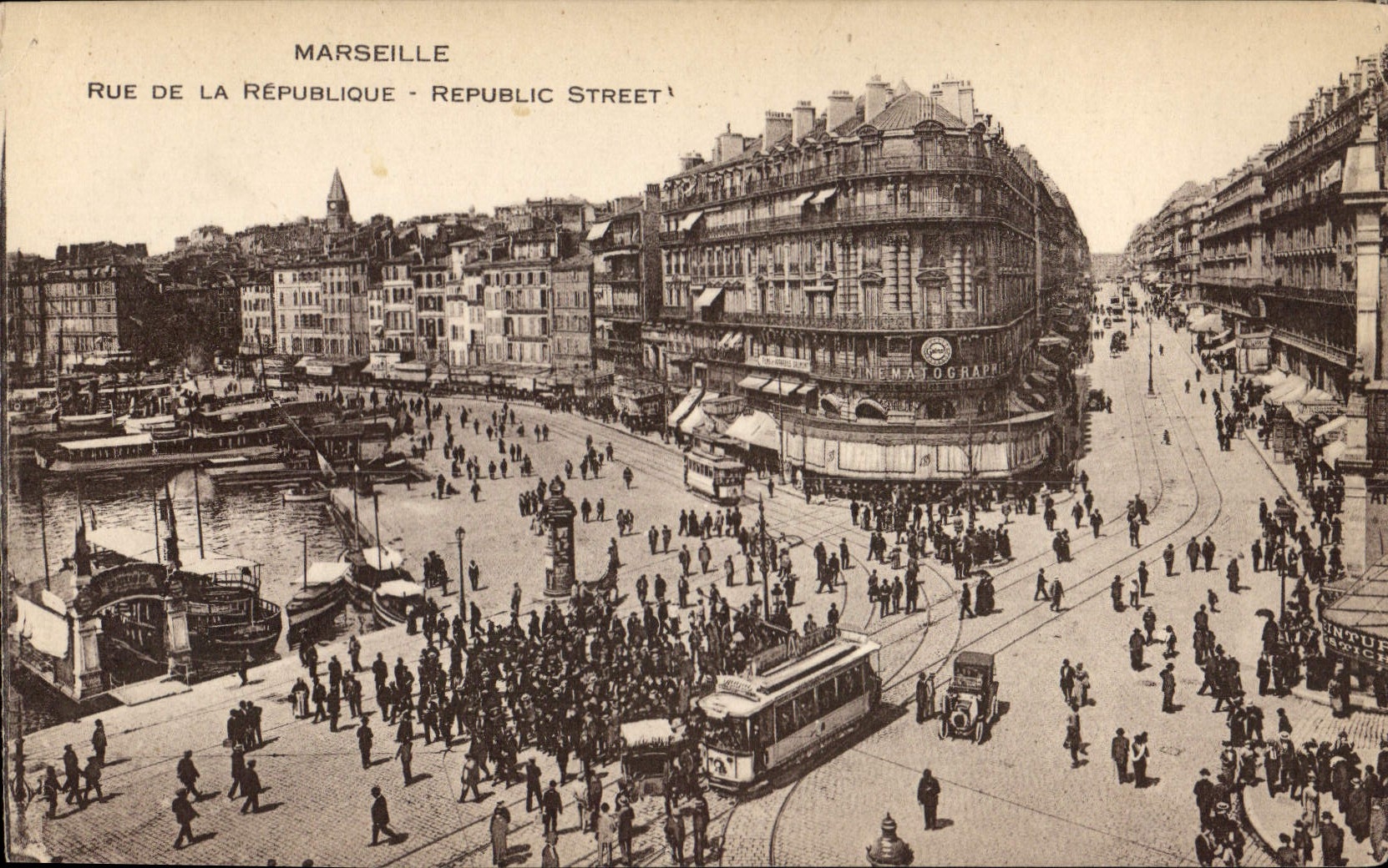 CPA Marseille Rue de la Republique 