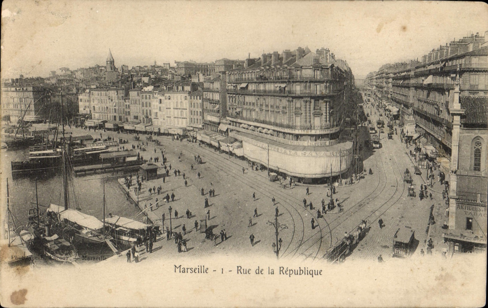 CPA Marseille Rue de la Republique 