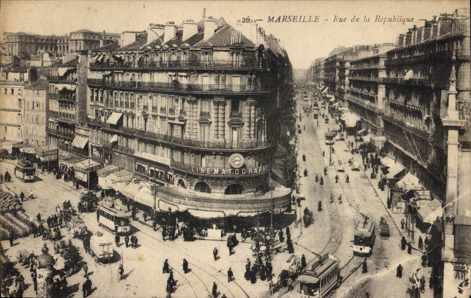 CPA Marseille Rue de la Republique 