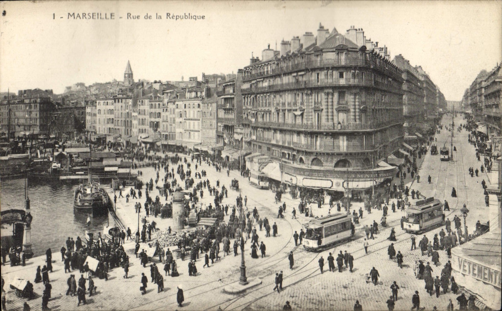 CPA Marseille Rue de la Republique 