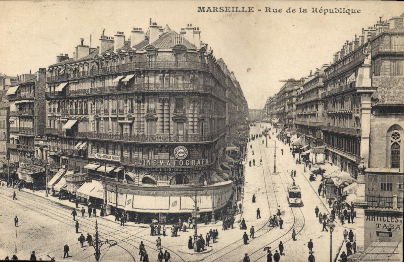CPA Marseille Rue de la Republique 