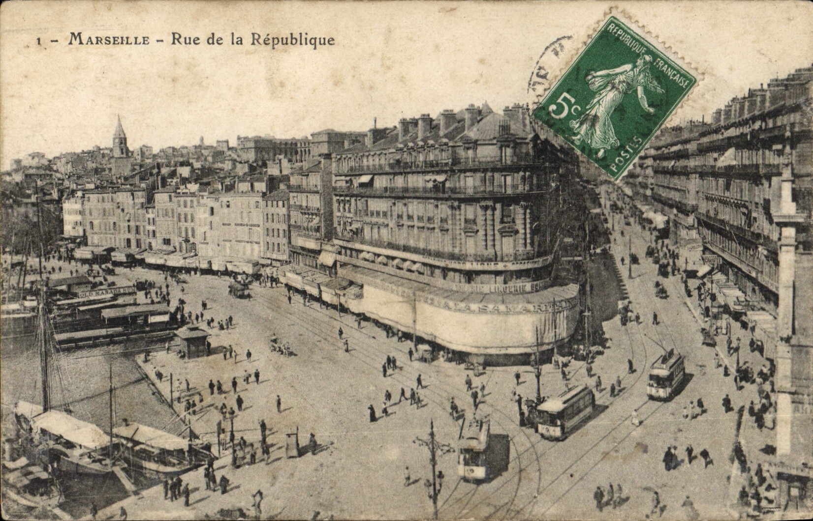 CPA Marseille Rue de la Republique 