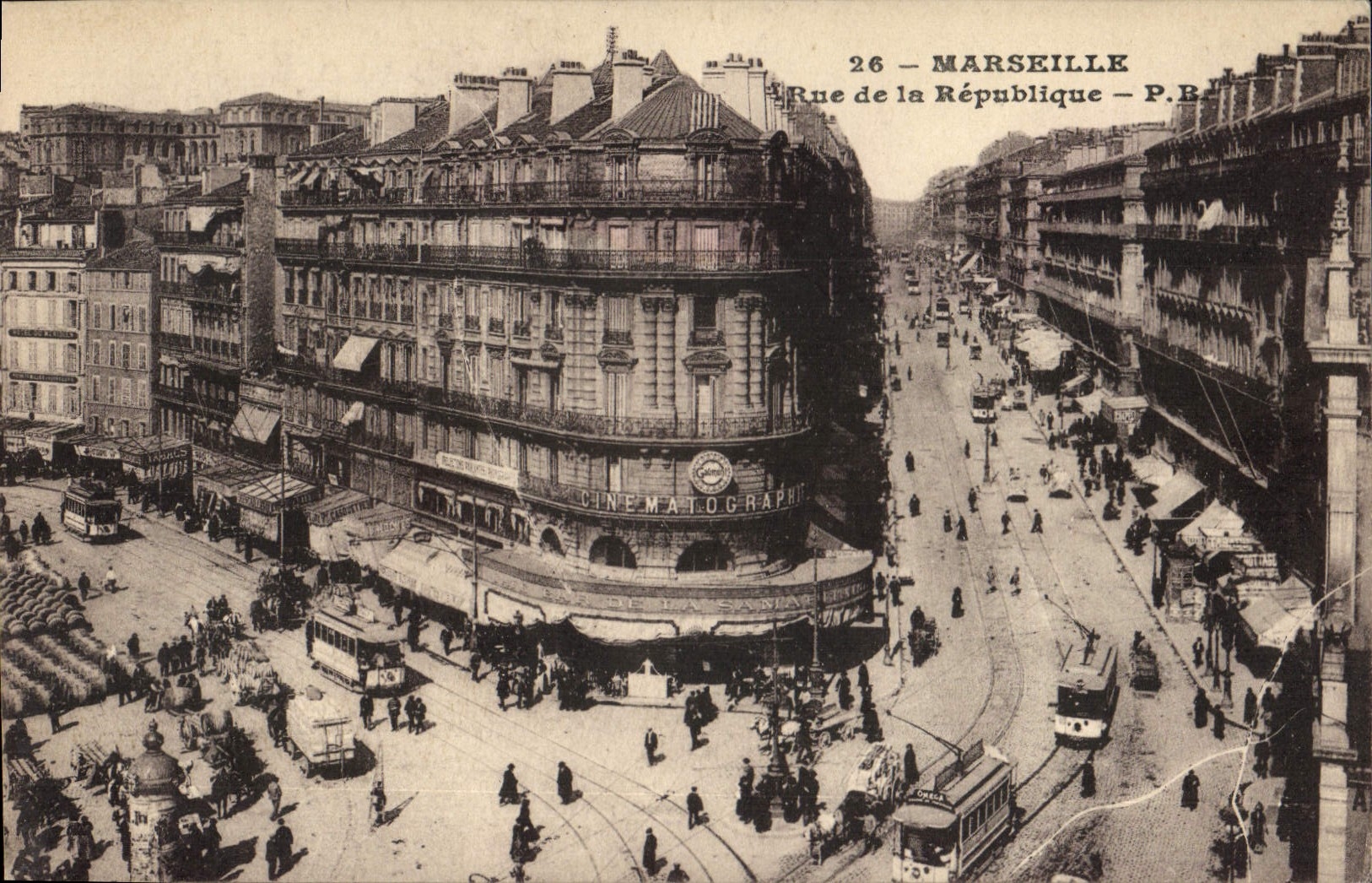 CPA Marseille Rue de la Republique 