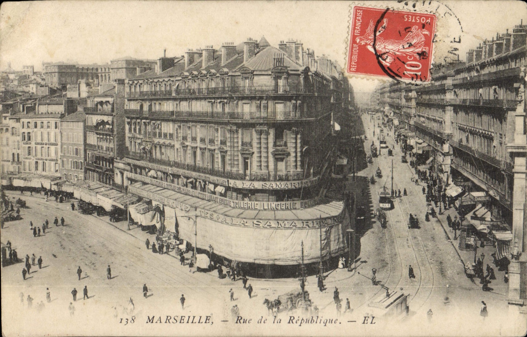 CPA Marseille Rue de la Republique 