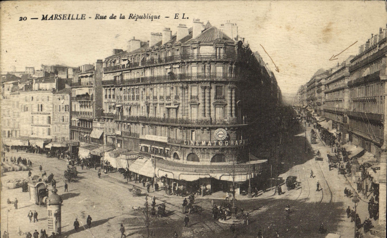 CPA Marseille Rue de la Republique 