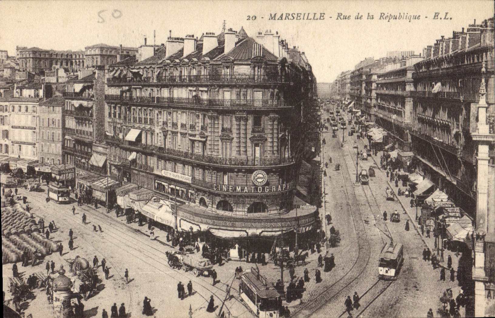 CPA Marseille Rue de la Republique 